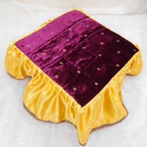 Chaurang Velvet Top With Frill – CVTWFB